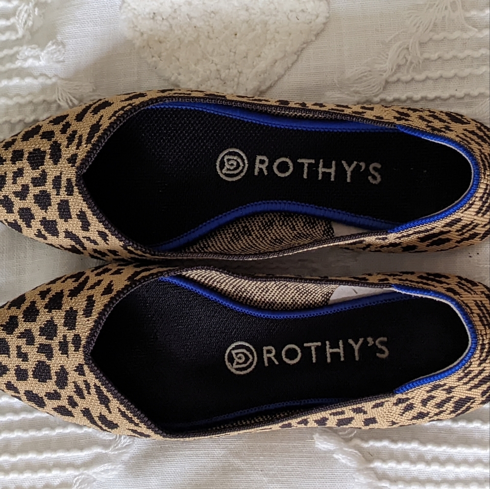 Rothy's point flats RETIRED leopard
